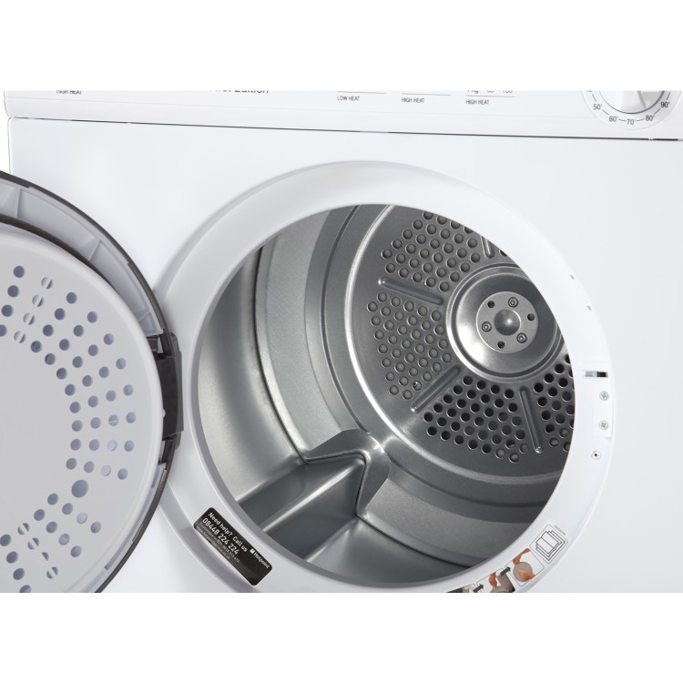 Refurbished Hotpoint NV4D01P First Edition' Freestanding Front Vented 4KG Tumble Dryer White