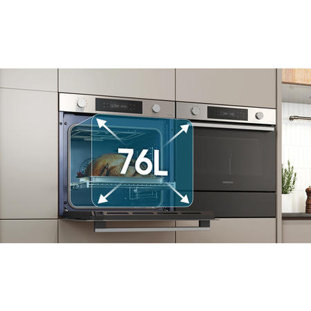 Samsung Series 4 Electric Single Oven - Black