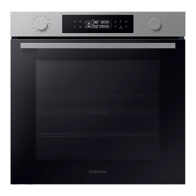 Refurbished Samsung Series 4 NV7B4430ZAS Dual Cook 60cm Single Built In Electric Oven Stainless Steel