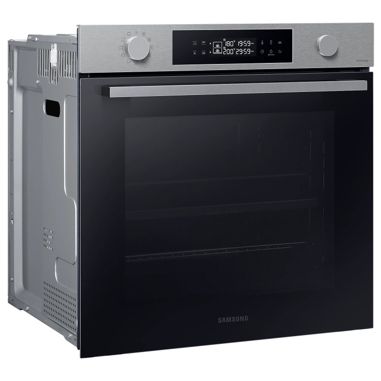 Refurbished Samsung Series 4 NV7B4430ZAS Dual Cook 60cm Single Built In Electric Oven Stainless Steel