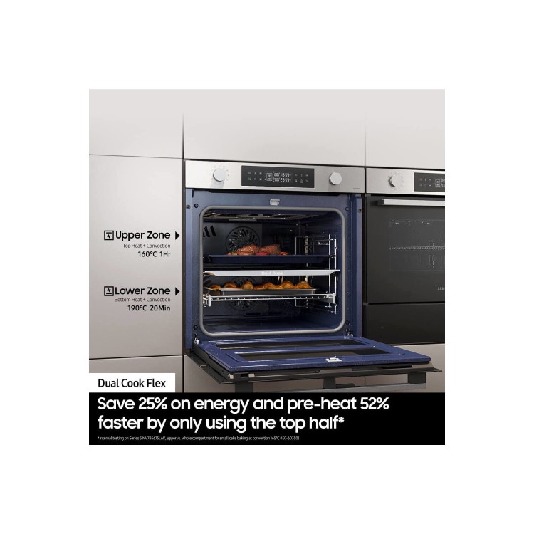 Samsung Series 4 Dual Cook Flex Electric Oven - Stainless Steel