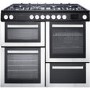 Refurbished New World NW100RCIX 100cm Dual Fuel Range Cooker Stainless Steel