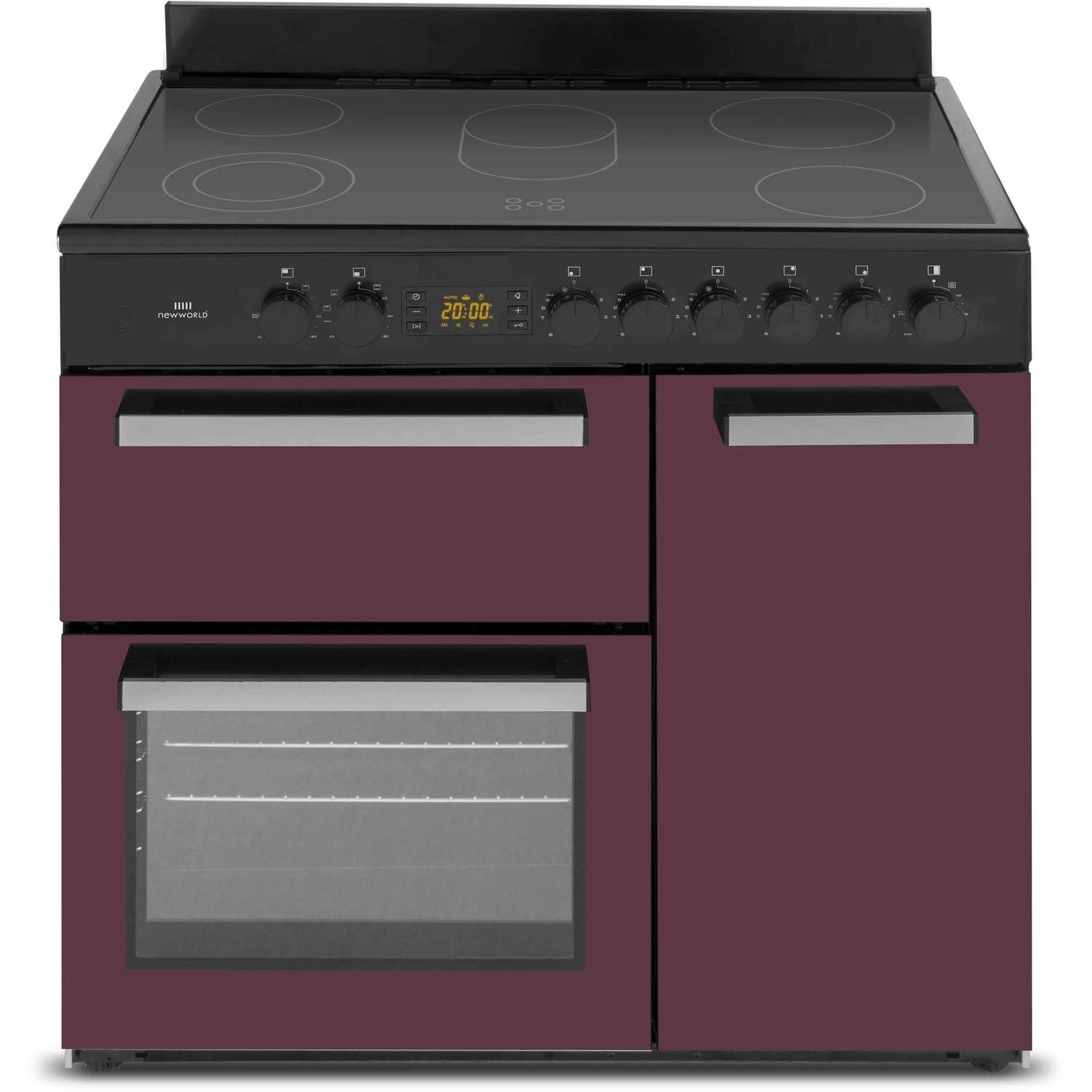 New world electric store range cooker