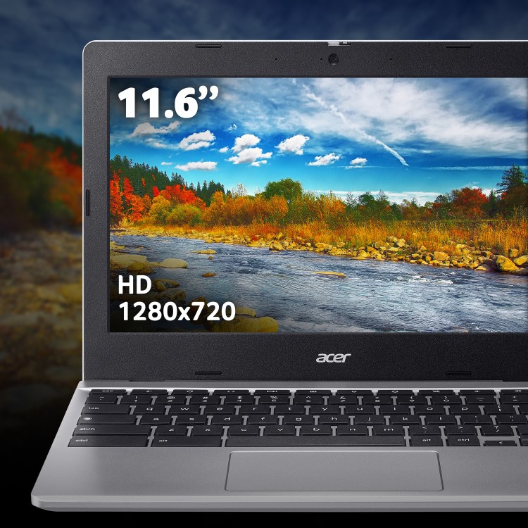 Acer 311 Intel N100 4GB RAM 64GB eMMC 11.6 Inch Chromebook - Silver