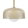 Gold Glass Dome Pendant Ceiling Light - Tivoli