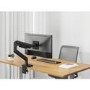 electriQ Premium Spring Assisted Single Monitor Arm