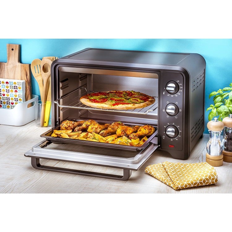 Tefal Optimo 8-in-1 19L Mini Oven with Rotisserie - Black