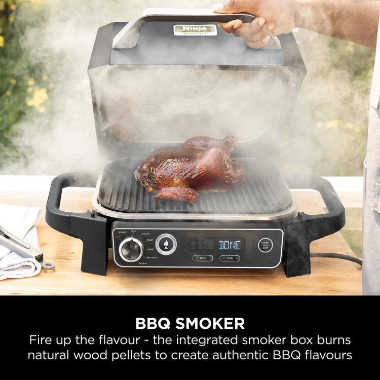 Ninja Woodfire Electric Grill & Smoker BBQ