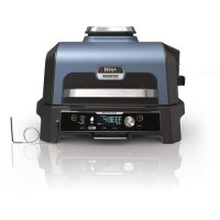 Ninja OG901UK Woodfire Pro Connect XL Electric BBQ Grill & Smoker - Black/Blue