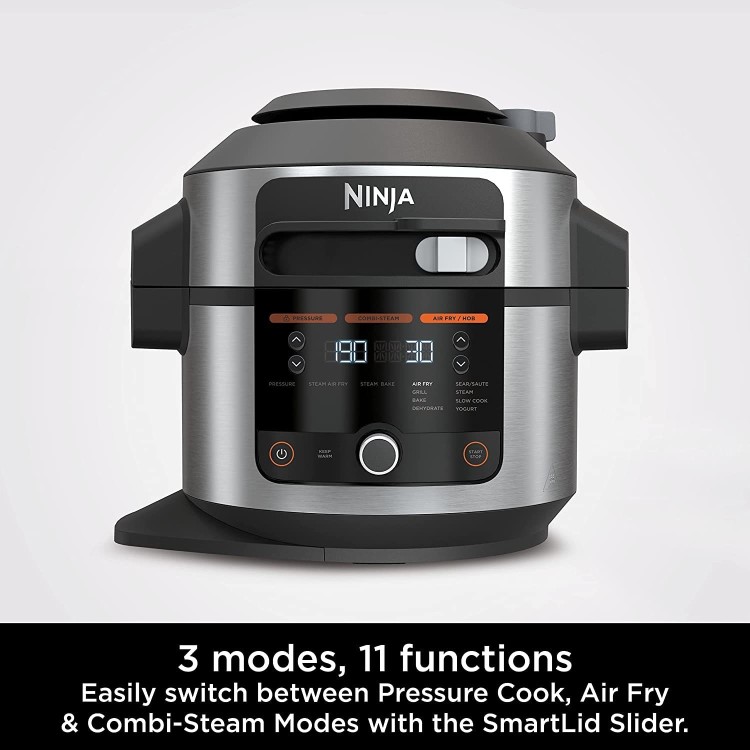 Refurbished Ninja OL550UK Foodi 11-in-1 6L SmartLid Multi-Cooker & Air Fryer