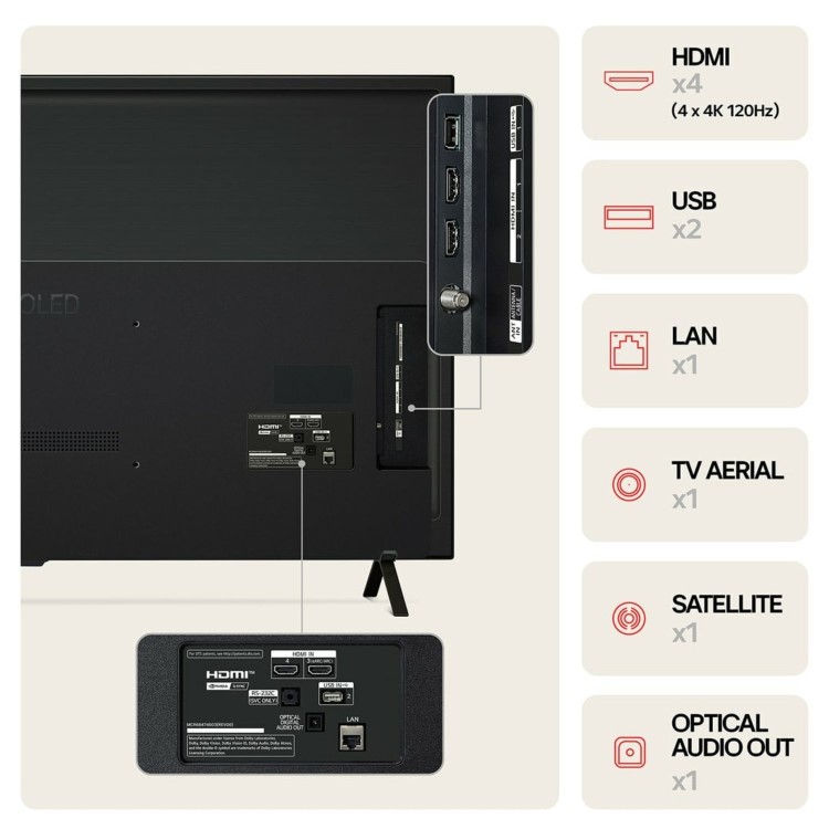 LG OLED AI B4 55 inch Smart 4K Ultra HD TV