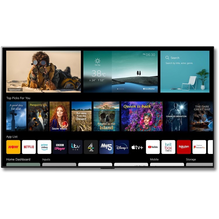 LG G1 55 Inch OLED Evo 4K HDR Gallery Design HDMI 2.1 Smart TV