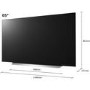 LG C1 65 Inch OLED 4K HDR 120Hz HDMI 2.1 Freeview Smart TV