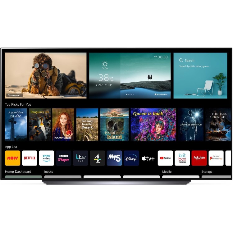 LG C1 83 Inch OLED 4K HDR 120Hz HDMI 2.1 Freeview Smart TV