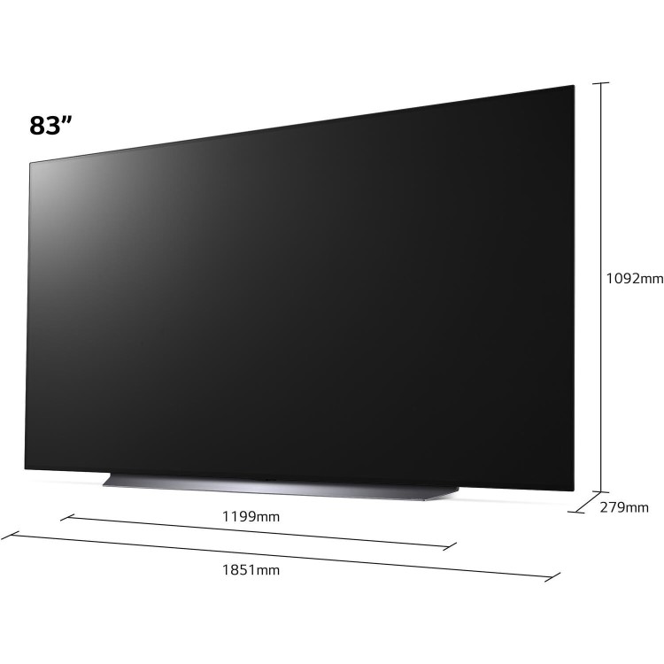 LG C1 83 Inch OLED 4K HDR 120Hz HDMI 2.1 Freeview Smart TV