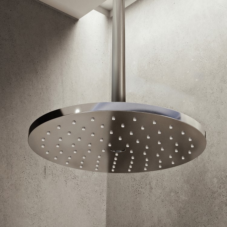 Aqualisa Optic Q Smart Digital Shower Concealed with Adjustable and Ceiling Fixed Head HP/Combi