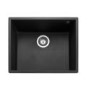 Rangemaster Oridian 540 Single Bowl Undermount Black Granite Kitchen Sink