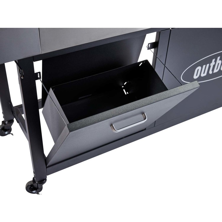 Outback Dual Fuel - 4 Burner BBQ Grill - Black