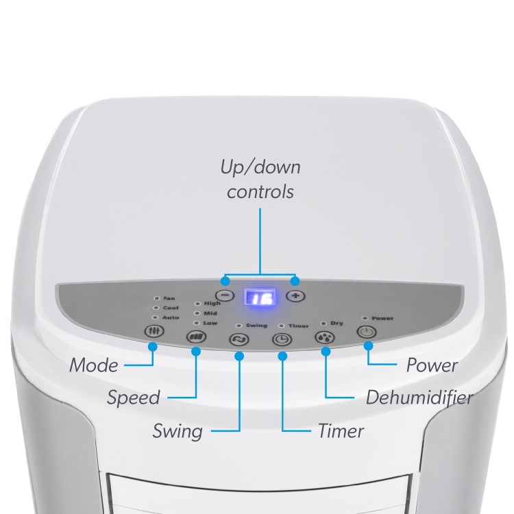 Refurbished electriQ 12000 BTU Portable Air Conditioner