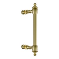 Brushed Brass Traditional Handle - Pavo