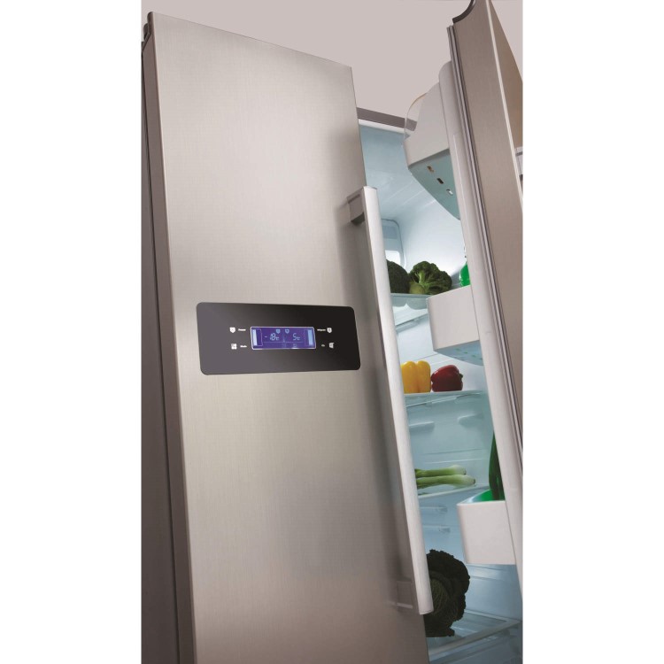 CDA PC50SC Stainless Steel Look 550 Litre American Fridge Freezer