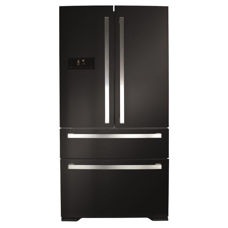 CDA PC870BL  American Style French Door Fridge Freezer - Black