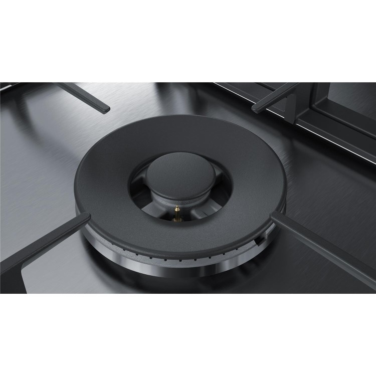 Bosch Series 6 75cm 5 Burner Gas Hob - Stainless Steel