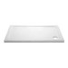 1000x800mm Rectangular Shower Tray - White Acrylic Stone Resin - Pearl