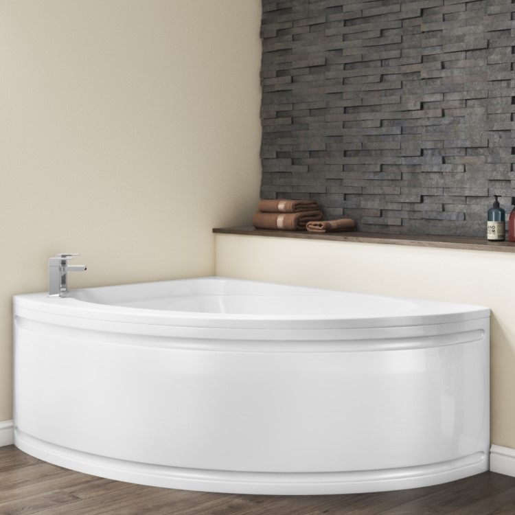 Osborne Right Hand Corner Bath - 1500 x 1040mm