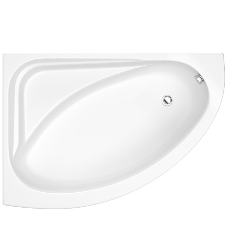 Osborne Right Hand Corner Bath - 1500 x 1040mm