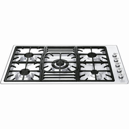 Smeg Classic 87cm 5 Burner Gas Hob - Stainless Steel