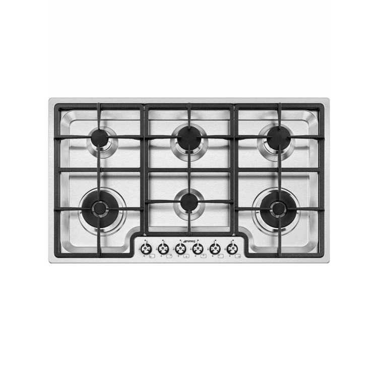 Smeg Classic 90cm Gas Hob - Stainless Steel