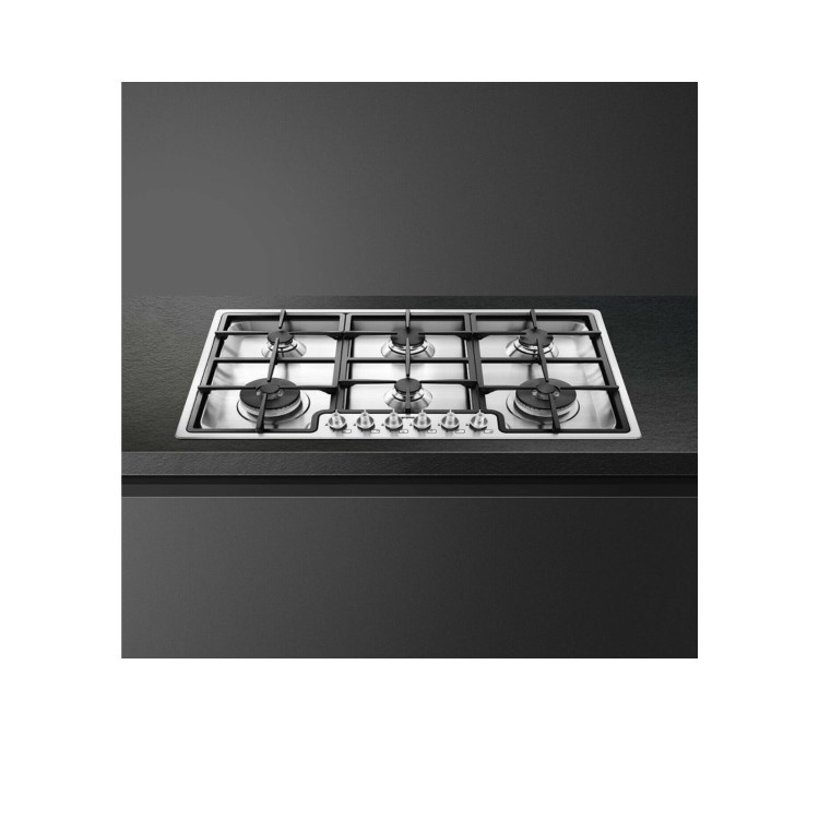 Smeg Classic 90cm Gas Hob - Stainless Steel