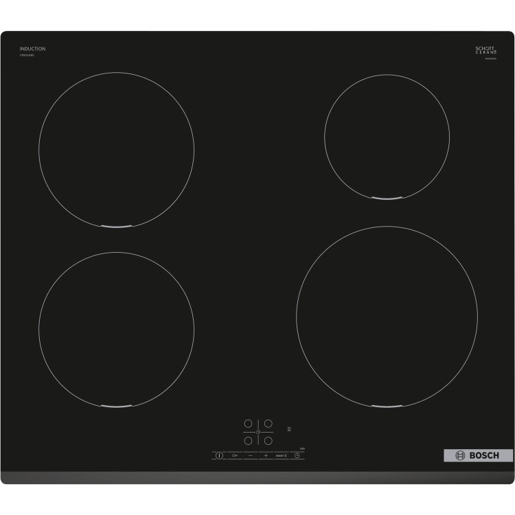 Bosch Series 4 60cm 4 Zone Induction Hob with Bevelled Front