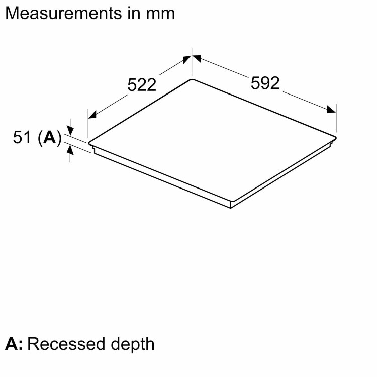 Bosch 60cm 4 Zone Induction Hob with FlexInduction