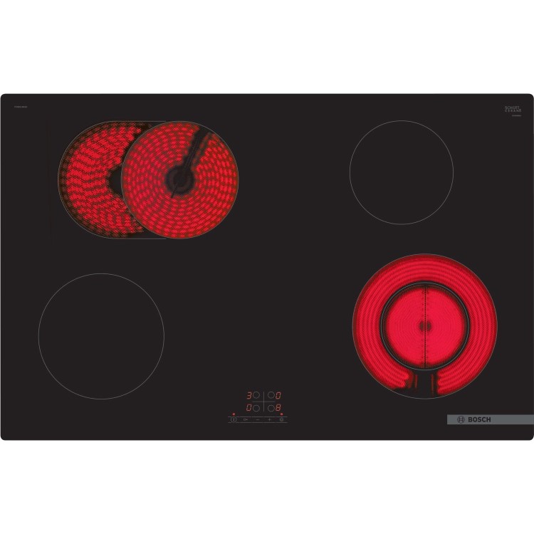 Refurbished Bosch Series 4 PKN811BA2E 80cm 4 Zone Ceramic Hob