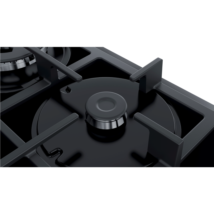 Bosch Series 4 60cm Gas on Glass 4 Burner Gas Hob - Black