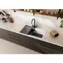 Rangemaster Prato Single Bowl Inset White Granite Kitchen Sink- 570mm x 510mm