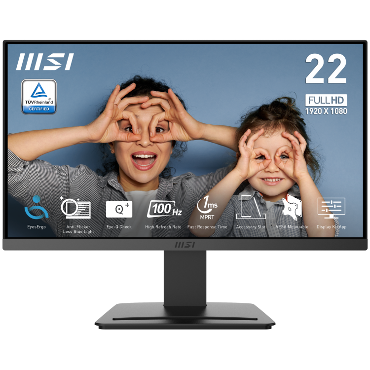 MSI PRO MP223 E2 21.5" VA Full HD 100Hz 1ms Monitor