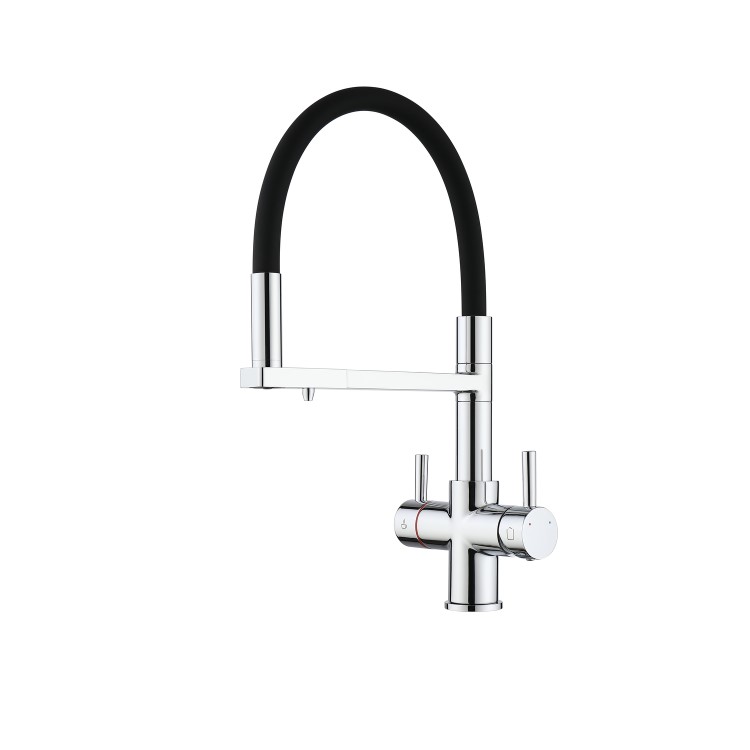 Chrome 4 in 1 Semi-Pro Boiling Water Tap- Pronto Pro