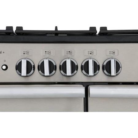 Rangemaster Professional Plus 100cm Dual Fuel Range Cooker - Stainless Steel