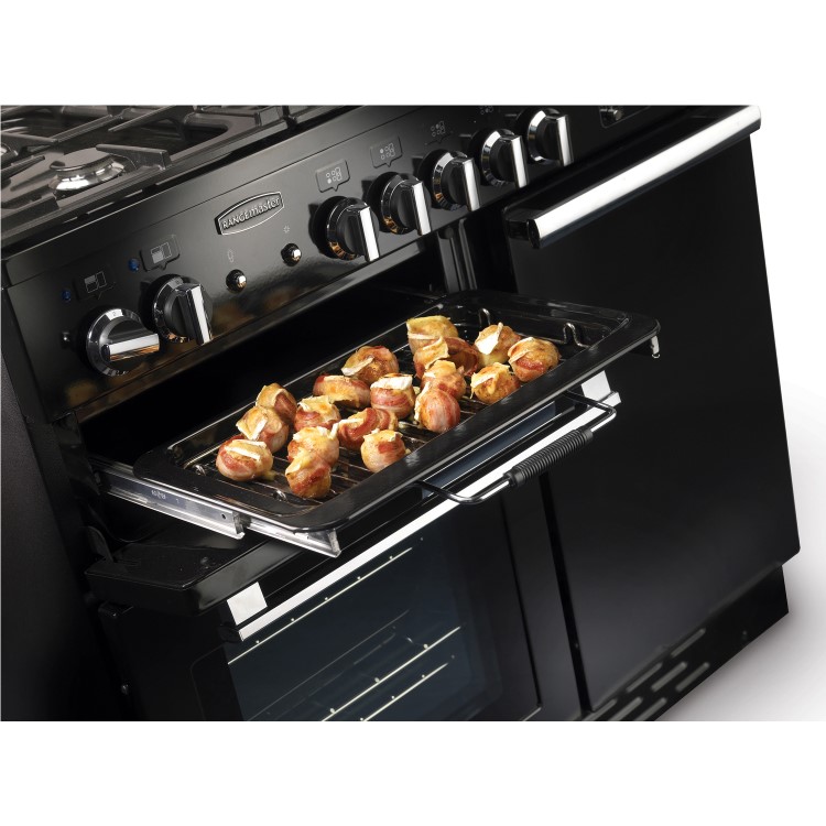 Rangemaster Professional Plus 100cm Electric Range Cooker - Black