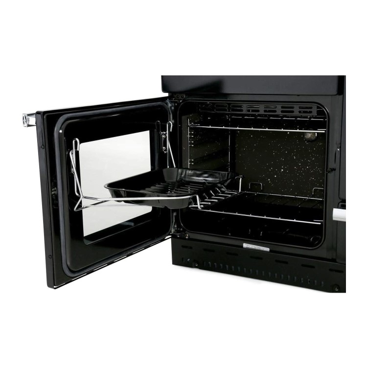 Rangemaster Professional Plus 110cm Dual Fuel Range Cooker - Black