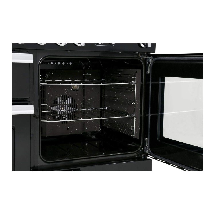 Rangemaster Professional Plus 110cm Dual Fuel Range Cooker - Black