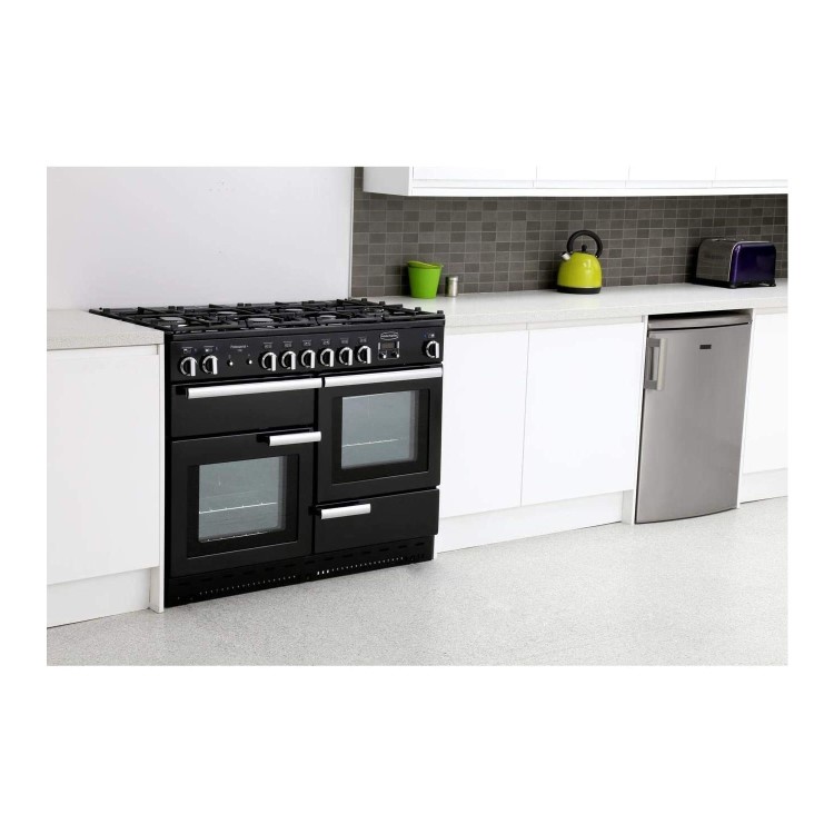 Rangemaster Professional Plus 110cm Dual Fuel Range Cooker - Black