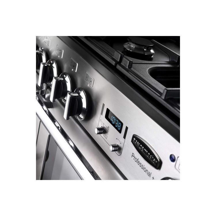 Rangemaster Professional Plus 110cm Electric Range Cooker - Black