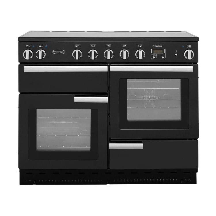 Rangemaster Professional Plus 110cm Electric Induction Range Cooker - Black