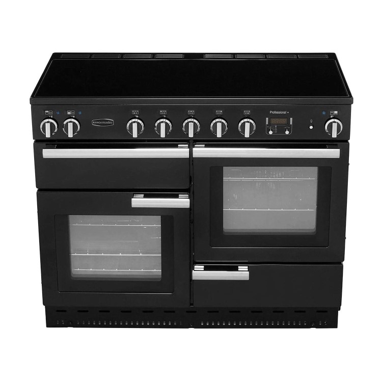 Rangemaster Professional Plus 110cm Electric Induction Range Cooker - Black