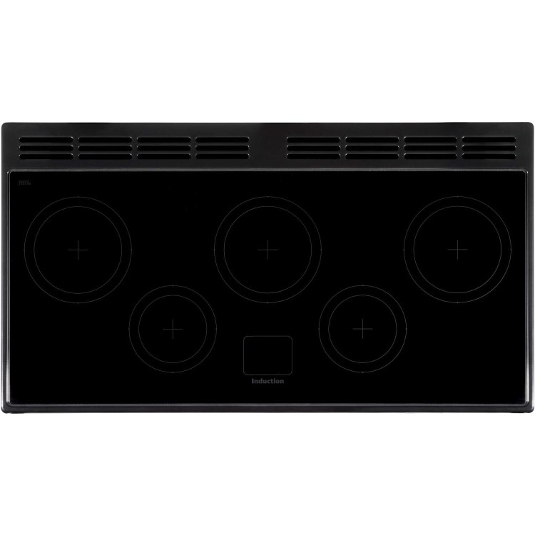 Rangemaster Professional Plus 110cm Electric Induction Range Cooker - Black