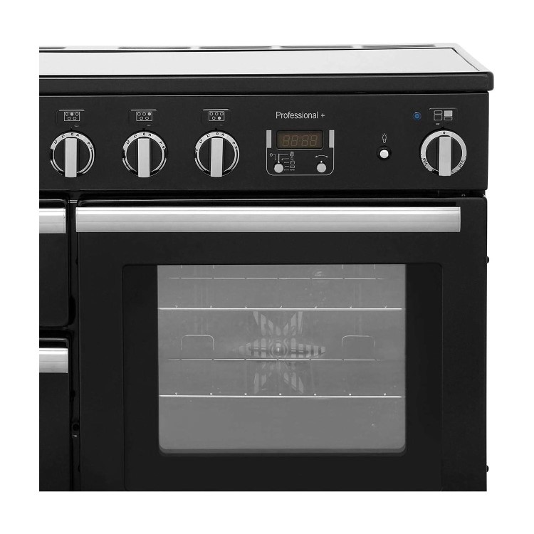 Rangemaster Professional Plus 110cm Electric Induction Range Cooker - Black